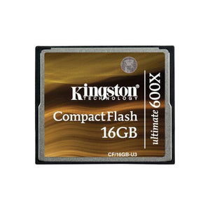 Kingston CF/16GB-U3 16GB CompactFlash Card Ultimate 600x with Recovery