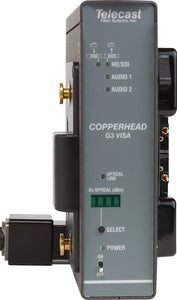 Telecast Fiber CopperHead Pro Camera Mount HD/SDI to OpticalCon Fiber Transceiver with Anton Bauer