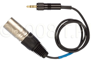 Sennheiser XLR-M Unbalanced Line Output to Mini Locking 18 Inch Cable