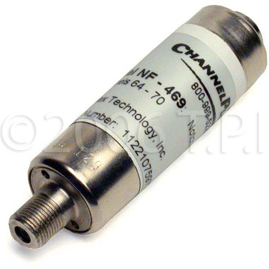 Channel Plus NF-471 Notch Filter Removes CATV 75-80 and UHF channels 24-29