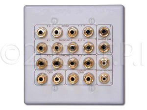 Channel Plus WPW-D7.1- Home Theater Wallplate