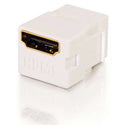 Snap-In HDMI F/F Keystone Insert Module - White