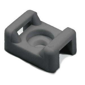 HellermannTyton Black Tie Mount .858 X.609 100 Pk