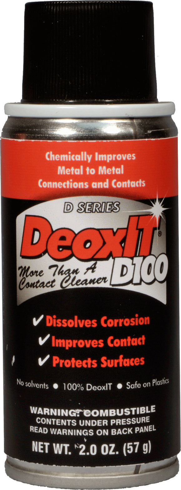 CAIG Laboratories DeoxIT D100S-2 Spray 100 Percent Solution