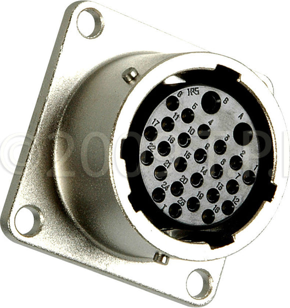 EIAJ Circular 26 Pin Female Chassis Mount Connector - Digital