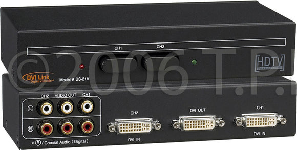 Digital Extender DS-21A DVI with Audio Switcher