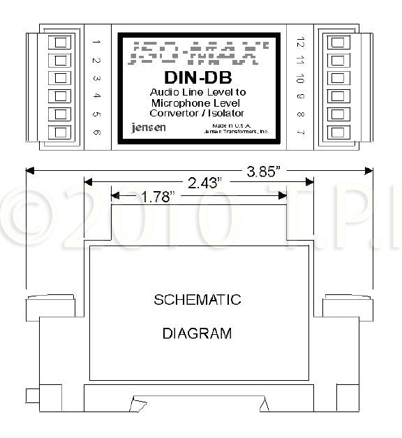 Jensen DIN-DB 12:1 Direct Box