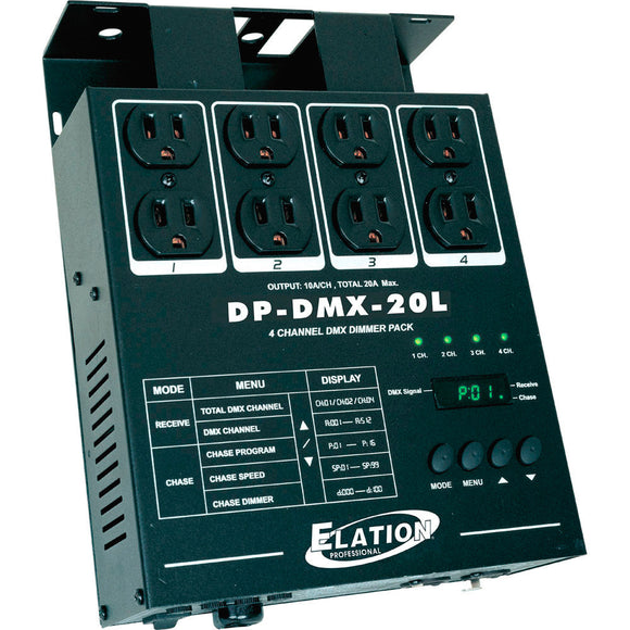 American DJ DP-DMX20L 4 Channel DMX Dimmer Pack