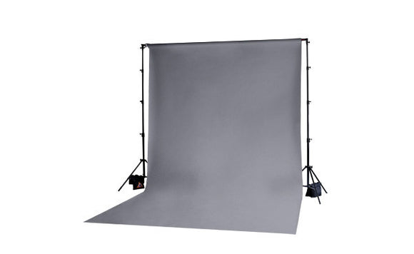 Photoflex DP-MCK003A 10ft x 12ft Grey Solid Muslin BackDrop