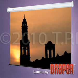 Draper 207009 60x80 Inch 4:3 NTSC Video Format Matt White Luma Screen