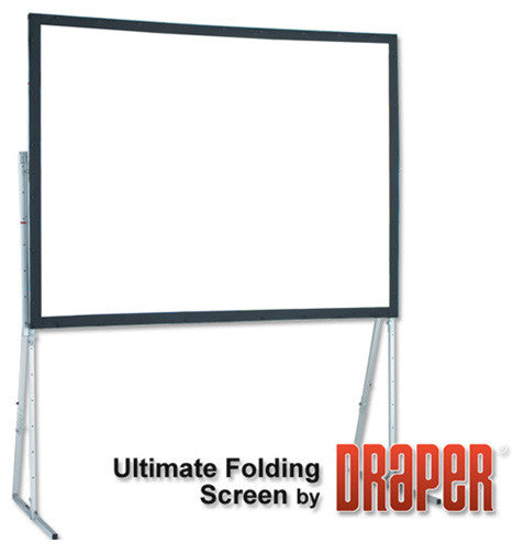 Draper 241074 Ultimate Folding Screen Complete with Standard Legs 10FT NTSC Rear Cineflex