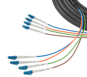 Purelink LCT-40 Multi-Mode 4 LC Fiber Cables for Extenders - 133FT