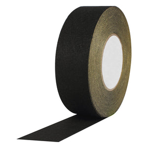 Black Polyester Felt with Acrylic Adhesive - 2" x 25 Yds