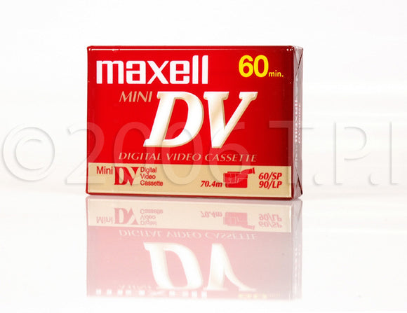 Maxell Mini-DV Chipless Tape 60 Minute