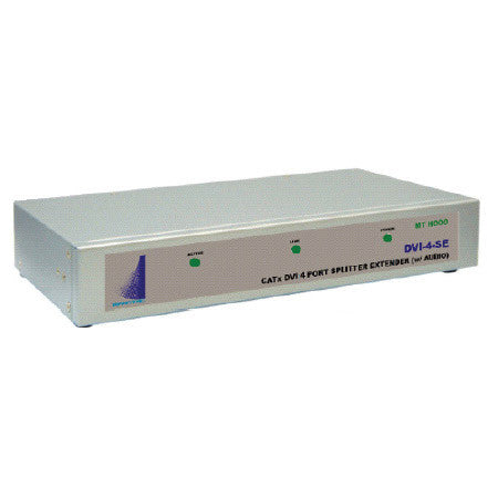 Apantac DVI-SET-4 BUNDLE: DVI-4-SE Splitter/Extender 4 x DVI-1-LR Receivers and 4 x AUD-1-R Audio Receivers