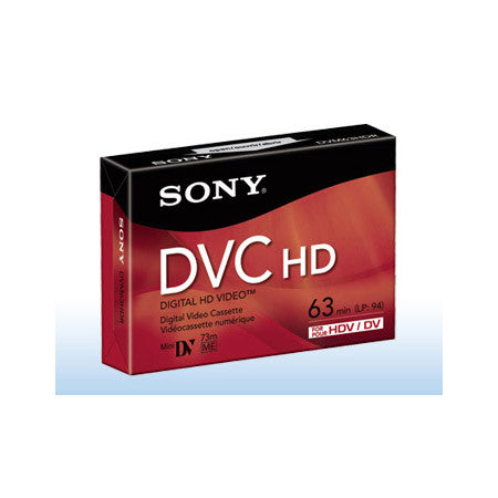 Sony DVM-63HDR 63 Minute HD Digital Video Cassette