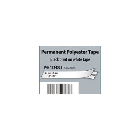 Dymo 1805442 Rhino 1/4-Inch White Permanent Poly Labels