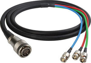 26-Pin Male to 3-BNC Male Breakout Cable 6FT