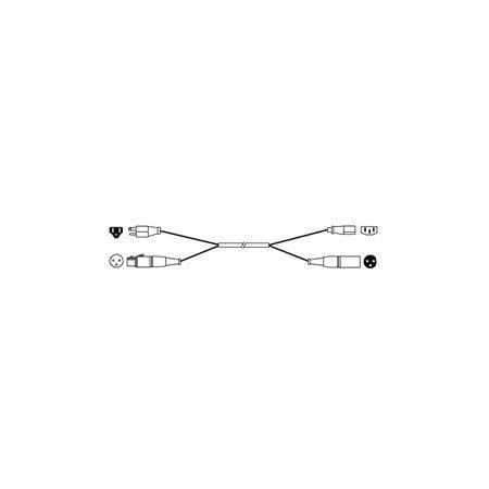 ProCo Sound EC9-50 Siamese Twins Audio/Power Cable 50FT