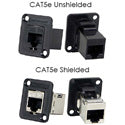 Switchcraft EHRJ45P5E RJ45 Cat5 Feedthru Panel Mount Connector (Unshielded)