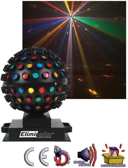 Eliminator E-112 Iosphere Centerpiece Special FX Clear MirrorBall FX