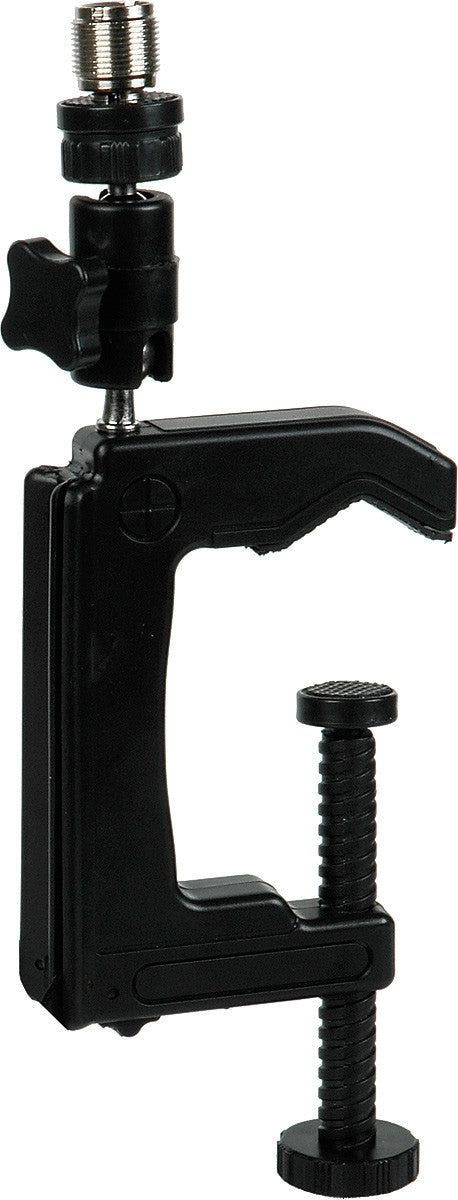 ENG Press Conference Clamp for Mics & Cameras w/Built-In Tripod Legs