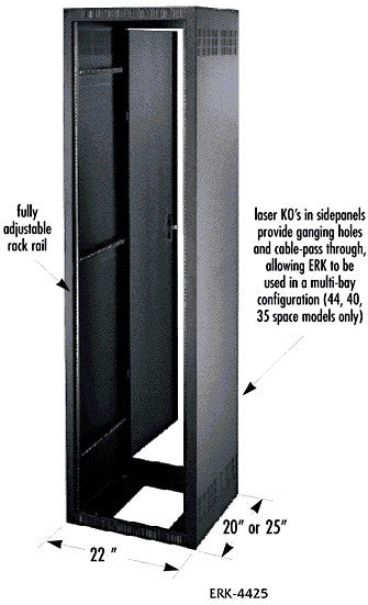 Rear Rack Rail Kit For ERK Rack 27 Space