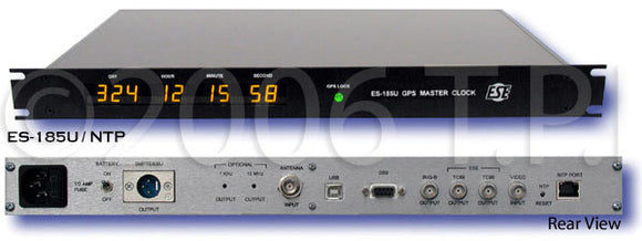 ESE ES-185U/NTP GPS Master Clock/Time Code Generator