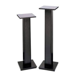 Raxxess ESS-42BSL Speaker Stand w/14in Shelf - Ebony