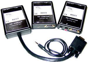 Energy Transformation Systems AV971 VGA Video & Stereo Audio Balun Computer End