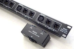 Energy Transformation Systems PA830 AES/EBU 110 Ohm Digital Audio Splitter XLRF to 2 XLRM