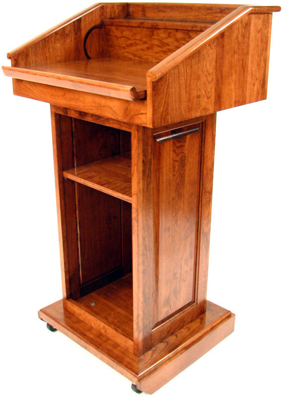 Executive Wood CLR235CW Counselor Lectern - Cherry Wood