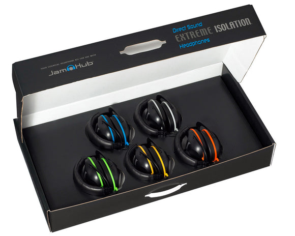 Direct Sound EXJH-255 JamHub BedRoom Headphone Kit (EX-25 5-Pack)