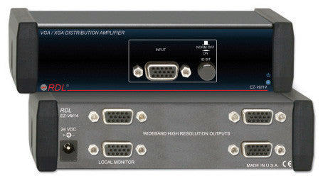 RDL EZ-VM14 VGA/XGA Distribution Amplifier - 1x4