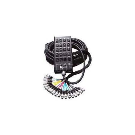 RapcoHorizon Snake Cable 28-Channel Pro Series Fan to Box with XLR Female Returns 50FT