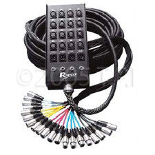 RapcoHorizon Snake Cable 9-Channel Pro Series Fan to Box with XLR Male Returns 100FT