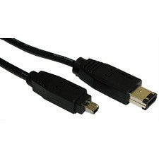 Firewire Cable 6-Pin to 4-Pin 15FT