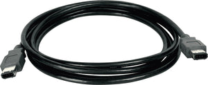 6-Pin to 6-Pin IEEE 1394 FireWire Cable 30FT