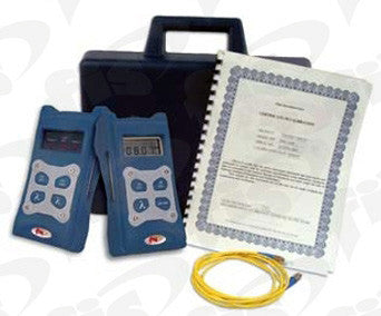 Fiber Instrument Sales Singlemode Light Source and Power Meter HandHeld ST Fiber Testing Kit