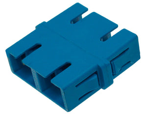 SC to SC Singlemode Duplex Fiber Optic Coupler Adapter - Flangeless