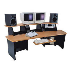 Omnirax Force 12 Audio Video Workstation (Pewter Brush)