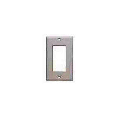 HellermannTyton Single-Gang Decora Rectangular Faceplace White