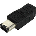 Firewire 6-Pin Plug to 4-Pin Jack Adapter