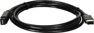 9-Pin to 6-Pin Firewire Cable 6FT