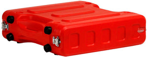 Gator G-PRO-2U-19 2 Space Rotationally Molded Rack Case - Red