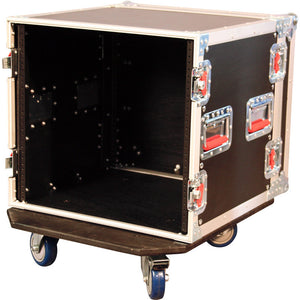 Gator G-TOUR 10U CAST Rack Road Case with Casters