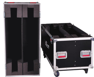 Gator Cases G-TOURLCD3743X2 Flight Case Fits Two 37in-43in Flat Screens