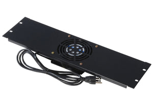 Gator GE-FANPNL1-110V 3U Vented Fan Panel and Fan