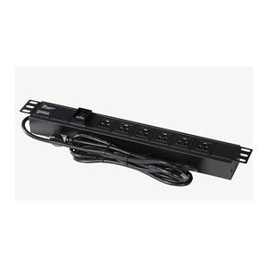 Gator GE-PDU-6-UL Rack Mountable Power Strip with 6 Outlets