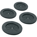 4 Inch Black Gland Grommet 4 Pack